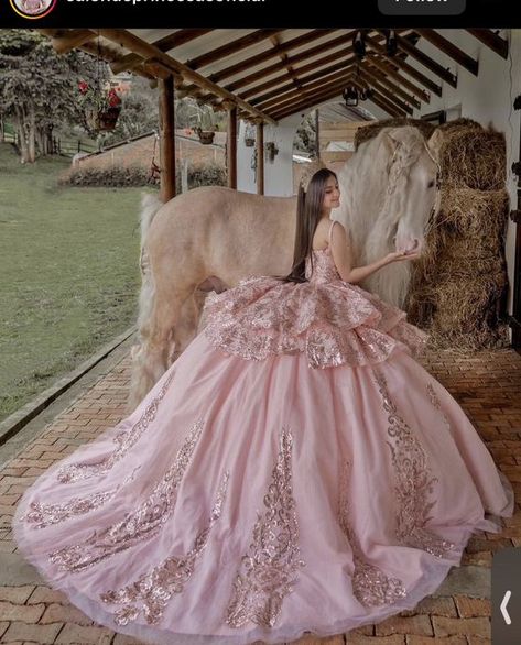 Quinceañera Dresses Pink, Pink Western Quinceanera, Pink Charro Dress, Pink Charro Quinceanera Theme, Pink And White Quinceanera Dresses, Xv Dresses Pink, Charro Dresses Quinceanera, 15 Quinceanera Ideas, Pink Charro Quinceanera Dresses