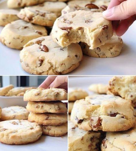 Keto Cream Cheese, Carb Free Recipes, Low Carb Easy, Keto Cream, Low Carb Treats, Pecan Cookies, Low Carb Cookies, Crunchy Pecans, Cookie Calories