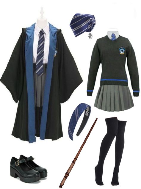 Harry Potter Costumes For Women, Hogwarts Halloween Costume, Harry Potter Costume Ideas, Disfraces Ideas, Harry Potter Makeup, Harry Potter Kostüm, Harry Potter Halloween Costumes, Hogwarts Uniform, Harry Potter Costume