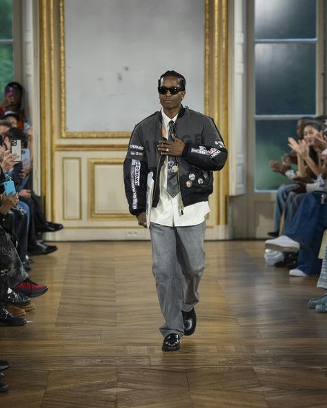 American Sabotage Asap Rocky, Asap Rocky Fits, American Sabotage, Asap Rocky Style, Rocky Outfits, Asap Rocky Outfits, Paris Fashion Week Outfits, Rapper Fashion, Asap Rocky Fashion