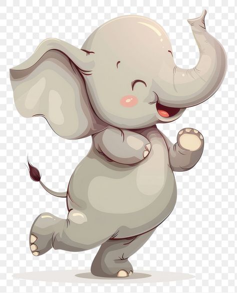 Baby Elephant Cartoon, Happy Elephant, Cartoon Elephant, Animal Drawing, Png Text, Elephant Art, Baby Cartoon, Baby Elephant, Cute Illustration