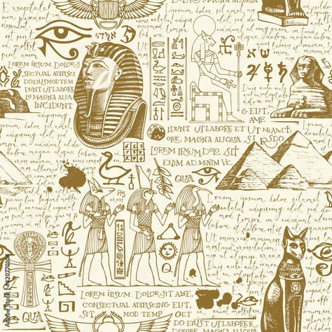 Egyptian Patterns, Old Background, Egyptian Aesthetic, Egyptian Home Decor, Egyptian Pattern, Egypt Museum, Female Face Drawing, Egyptian Design, Ancient Egypt Art