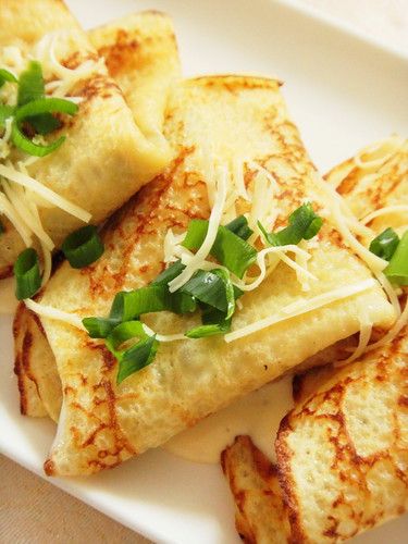 Rich Seafood Crêpes | Inspired to Bake Main Dish Crepe Recipes, Crab Crepes Recipe, Crab Stuffed Crepes, Savoury Crepe Fillings, Fish Crepes, Chicken Florentine Crepes Recipe, Seafood Crepes Recipe, Shrimp Crepes, Seafood Crepes