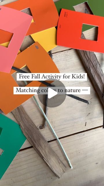 Jess 🌿 Nature Mom on Instagram: "Follow @mountain_mothering for more nature play inspiration 🍂🌿🐌

I grabbed some paint swatches from Home Depot for a project I’m working on then! 

✨ used them for this fun activity on a nature walk. It was so cute watching them find matches! 

#parentingtips #stayathomemom #natureinspired #natureplay #outsideplay #preschoolcrafts #toddlermom #toddleractivities #fallactivities" Highscope Small Group Activities, Preschool Outdoor Activities, Small Group Activities, Autumn Activities For Kids, Cute Watches, Nature Walk, Paint Swatches, Toddler Mom, Nature Play