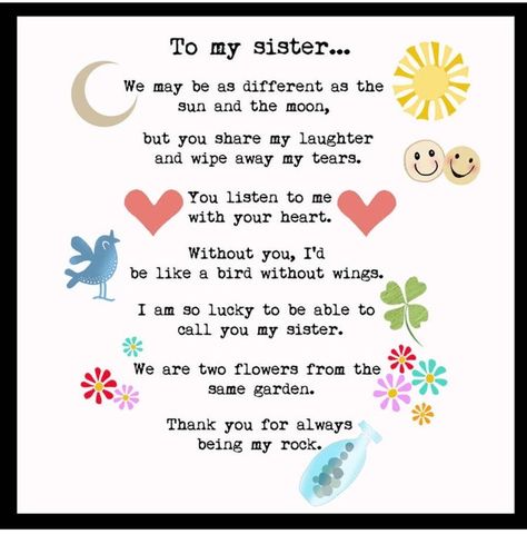 Birthday Greetings For Mom, Beautiful Sister Quotes, Happy Birthday Little Sister, Birthday Greetings For Daughter, Happy Birthday Sister Quotes, Little Sister Quotes, Message For Sister, Sister Love Quotes, Sisters Quotes