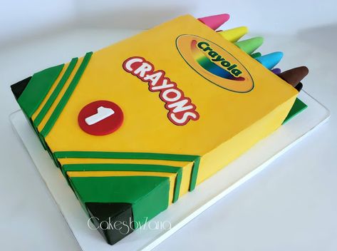 #crayolacake #1stbirthdaycake Crayon Cake Birthday, Crayola Birthday Party Cake, Crayon Cake, Shopkins Birthday Cake, Crayola Birthday Party, 70th Birthday Cake, Shopkins Birthday, Crayola Crayons, Smash Cake