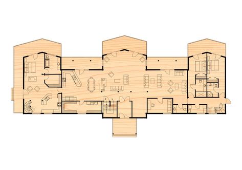 Alaskan Fishing Lodge - True North Log Homes Hunting Lodge Floor Plans, Hunting Lodge Plans, Alaskan Fishing, Lodge Floor Plans, Rustic Hunting Lodge, Lodge Plans, Cabin House, Cabin House Plans, Hunting Lodge