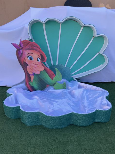 Ariel Bebe, Mermaid Theme, Smash Cake, Mermaid Birthday, Baby Birthday, Little Mermaid, Bday Party, Milestones, Ariel