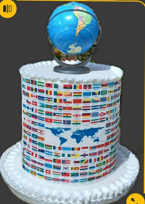 Cake for all the countries of the world Space Birthday Party, Space Birthday, Flags Of The World, Countries Of The World, Cake Ideas, Birthday Party, Cake, The World, Birthday