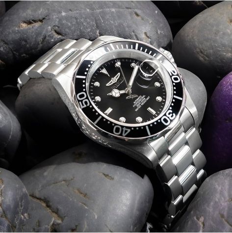 Invicta Men's Pro Diver Collection Coin-Edge Automatic Watch at Amazon.com Mens Invicta Watches, Automatic Watch, Men's Watch, Diver, Shoes Jewelry, Coin, Shoe Jewelry