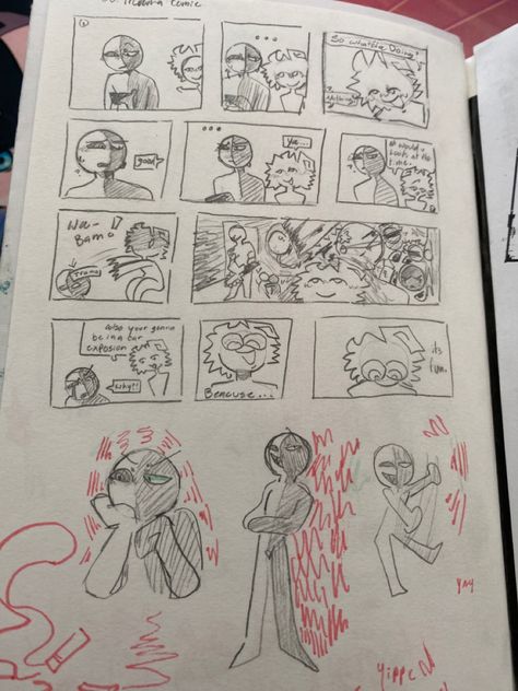 Mini Comic Ideas, Comic Art Sketch, Indie Drawings, Comic Style Art, Dc Comics Artwork, Comic Drawing, Sketchbook Art Journal, Mini Comic, Graffiti Drawing