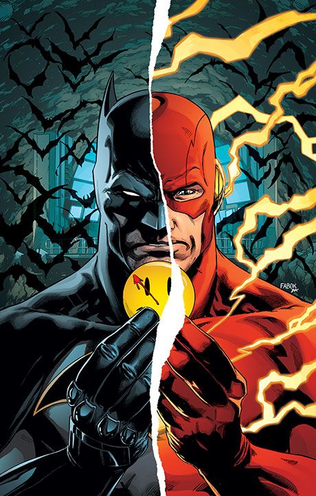 Flash And Batman, Tom King, Batman Backgrounds, Batman Wallpaper, Arte Dc Comics, The Button, Dc Characters, Comic Book Covers, Dc Comics Art