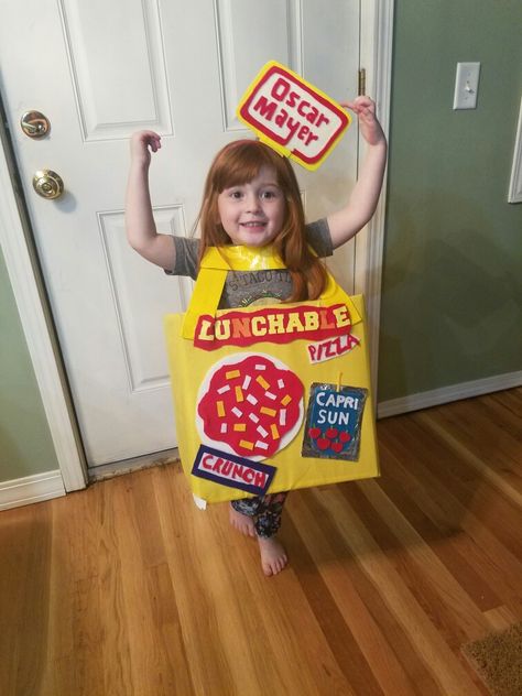 Homemade lunchable costume Lunchable Costume, Awesome Costumes, Themed Halloween Costumes, Capri Sun, Pumpkin Pumpkin, Scrapbook Book, Costumes Ideas, Cool Costumes, Halloween Ideas