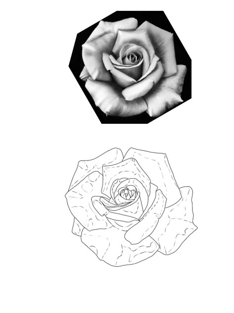 Realism Rose Tattoo Stencil, Shading Tattoo Stencil, Realism Rose Tattoo Design, Realism Stencil, Realism Tattoo Stencil, Realism Rose Tattoo, Chest Tattoo Stencils, Rose Tattoo Stencil, Family Quotes Tattoos