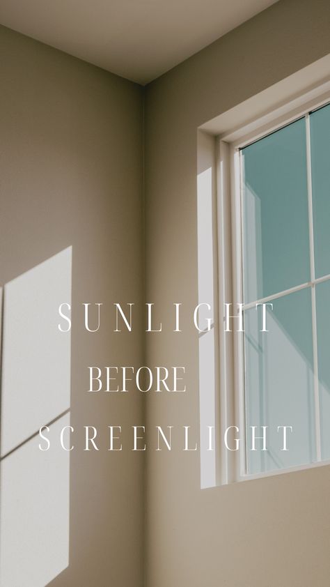 Resyncing With Your Circadian Rhythm. Trigger your body's natural response to sunlight, causing it to release cortisol (the "wake up" hormone) into your system and signaling the start of a new day. #daylight #sunlight #circadian #sunrise #morning #rituals Sunrise Wake Up, Daily Routine Vision Board, Morning Ritual Aesthetic, Calm Morning Aesthetic, Morning Wake Up Aesthetic, Slow Down Aesthetic, Slow January, Release Cortisol, Slowing Down