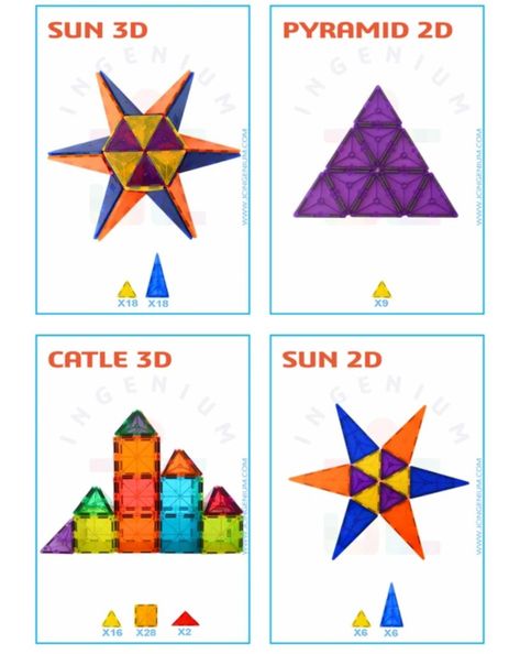 Free Magnetic Tile Printables, Magnatiles Ideas Printable, Magnatile Activities, Magnatiles Printables Free, Stem Toys For Kids, Magnet Tiles, Magnet Activities, Magnetic Building Tiles, Magna Tiles