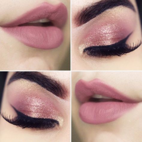 Pink Bridal Makeup Looks, Pink Bridal Makeup, Mackup Look, Indian Eye Makeup, Cheer Makeup, Wedding Eye Makeup, Makeup Order, Engagement Makeup, Prom Eye Makeup