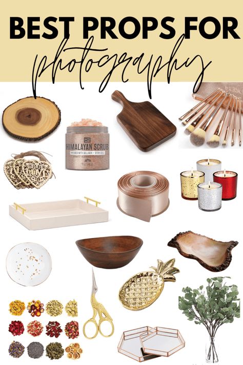 Best Product Photography Props on Amazon | La Belle Society Photography Props Ideas, Product Photography Flat Lay, Props For Food Photography, Product Photography Props, Photography Background Diy, Photography Flat Lay, Rustic Food Photography, Props Ideas, Photography Backdrops Diy