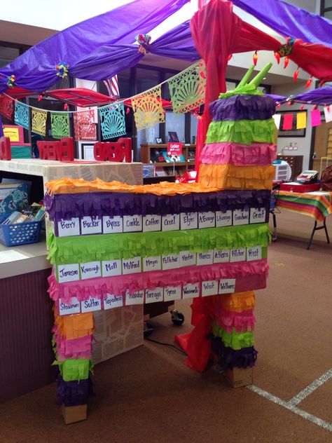 Teacher wish list bull piñata. Scholastic spring 2014 fiesta book fair. Bull Piñata, Mexico Theme, Teacher Wish List, Month Ideas, Fair Theme, Scholastic Book Fair, Fiesta Theme, Hispanic Heritage Month, Hispanic Heritage