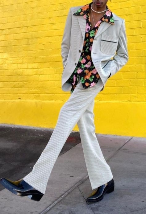 70s Disco Suit Men, 70s Inspired Suit Men, 70s Wedding Outfit Men, 70s Mens Fashion Disco Party, 70s Male Outfits Disco, Male 70s Outfit, 70s Male Fashion Disco, Disco Male Outfit, Modern 70s Outfits Men