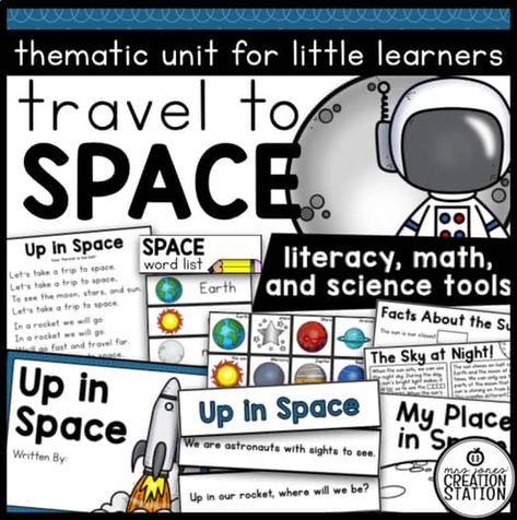 SPACE AND SOLAR SYSTEM SCIENCE ACTIVITIES AND LESSON PLANS FOR KINDERGARTEN Lessons For 1st Grade, Lesson Plans For Kindergarten, Stomp Rocket, Space Words, Science Tools, Space Facts, Kindergarten Lesson Plans, Teacher Lesson Plans, Read Alouds