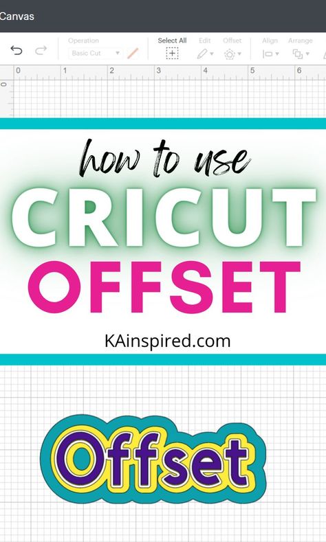 HOW TO USE CRICUT OFFSET Cricut Tips And Tricks, Svg Text, Cricut Air 2, Cricut Projects Easy, Cricut Air, Diy Projects For Teens, Cricut Help, Diy Projects To Sell, How To Use Cricut