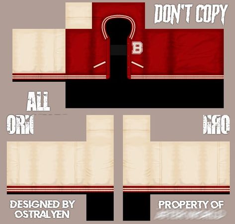 Roblox Shirt Template Free, Roblox Jacket, Varsity Jacket Red, Roblox Template, Clothing Templates, Basketball Clothes, Roblox Shirt, Shirt Template, Letterman Jacket