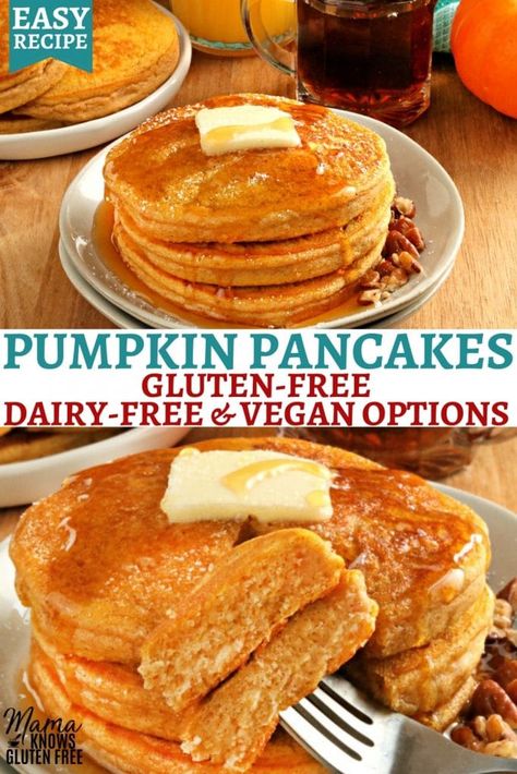 Gluten Free Pumpkin Spice Pancakes, Egg Free Pumpkin Pancakes, Keto Vegan Gluten Free Desserts, Gluten Free Vegan Pumpkin Pancakes, Gf Dairy Free Pumpkin Desserts, Gluten Free And Dairy Free Recipes Lunch, Gluten Free Pumpkin Pancakes Recipe, Gluten Free Pumpkin Pancakes Easy, Dairy Free Gluten Free Pumpkin Recipes