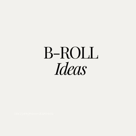 Find out more about B-roll Product B Roll Video, B Roll Footage Ideas Aesthetic, Gourmet Boerie Rolls, B Roll Footage Ideas, Camera Roll Favorites Post, B Roll, Leeds City, Branded Video, Like Instagram