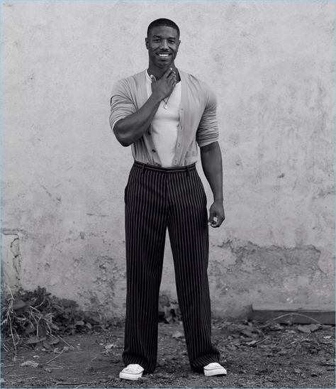 Michael B. Jordan | WSJ. Magazine | 2018 | Cover | Photo Shoot | The Fashionisto Michael B Jordan Shirtless, Michael Bakari Jordan, Black Men Fashion Urban, Jordan Outfit, Michael B Jordan, Jordan Outfits, Sharp Dressed Man, Black Men Fashion, Black Boys