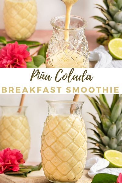 A healthy & vegan Pinã Colada Smoothie recipe! This pineapple coconut smoothie is non-alcoholic & makes for the best healthy virgin frozen pinã colada. It's really a pineapple smoothie filled with fresh coconut, lime juice, & 3 other healthy ingredients. This easy & creamy pineapple smoothie makes a great vegan breakfast recipe or even works as a healthy dessert! #sgtoeats #pinacoladasmoothie #virginpinacolada #vegansmoothies #pineapplesmoothie #coconutsmoothie Pina Colada Smoothie Healthy, Vegan Pina Colada, Pina Colada Smoothie Recipe, Piña Colada Smoothie, Pineapple Coconut Smoothie, Frozen Pina Colada, Gluten Free Smoothie, Green Breakfast Smoothie, Virgin Pina Colada