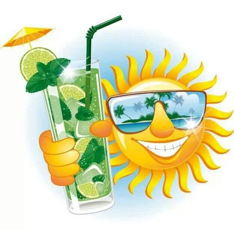 Smile Funny Sun, World Emoji Day, Cartoon Sun, Summer Humor, Summer Clipart, Funny Emoji, Sun Art, Face Expressions, Tropical Islands