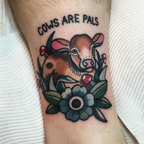 Post anything (from anywhere!), customize everything, and find and follow what you love. Create your own Tumblr blog today. Animal Rights Tattoo, Vegan Tattoos, Fierce Tattoo, Summer Beach Vibes, Taboo Tattoo, Themed Tattoos, Cow Tattoo, Tattoo Animal, Vegan Tattoo