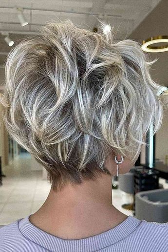 The Long Champagne Blonde Pixie Cut is a trendy and chic hairstyle that features a longer length on top with a shorter, edgy cut on the sides and back. This stunning look is perfect for those who want to make a bold statement with their hair. Click to see more inspiring long pixie cut ideas for 2023 and follow us for more. // Photo Credit: Instagram @mila_kryshchykhina Long Sleek Hair, Longer Pixie Haircut, Stacked Hair, Bob Hairstyles For Thick, Pixie Haircut For Thick Hair, Messy Short Hair, Edgy Short Hair, Short Hairstyles For Thick Hair, Short Choppy Hair