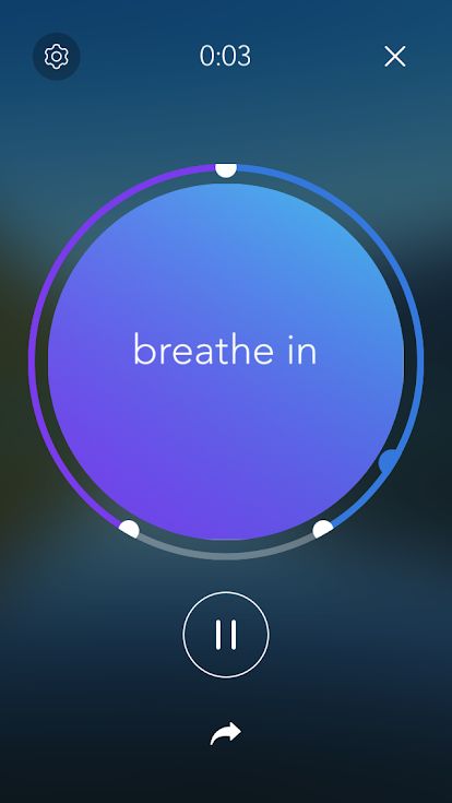 Calm AppBreathe exercise UI Breathe Exercise, Breath Exercises, Meditation Wallpaper, Task App, Creative Home Decor Ideas, Sleep App, Mindfulness App, Brand Moodboard, Calm App