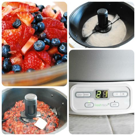 Jam And Jelly Maker Recipes, Jam Maker Recipes, Jelly Maker Recipes, Strawberry Blueberry Jam, Jelly Maker, Jam Maker, Canning Jam Recipes, Blueberry Jam Recipe, Strawberry Ideas