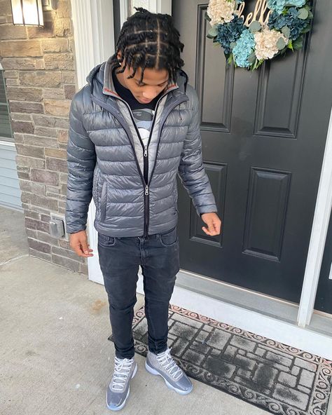 Cool Gray Jordan 11 Outfit Men, Cool Grey 11s Outfits Men, Cool Grey 11s Outfits, Jordan 11 Outfit Men, Jordan 11 Outfit, Jordan 11 Cool Grey, Bape Shark, Grey Jordans, Jordan 11