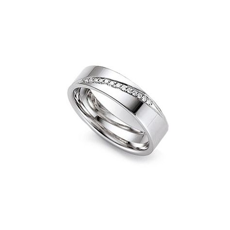 Dramatic 6mm Flat Engagement Ring with 13 Diamonds - http://www.wooltonandhewitt.co.uk/gay-lesbian-engagement-rings/whg7202736.htm Engagement Rings For Masculine Women, Lesbian Rings Engagement, Lesbian Wedding Rings Two Brides, Masc Ring, Masc Lesbian Wedding Ring, Masc Lesbian Rings Aesthetic, Masc Lesbian Engagement Rings, Lgbtq Wedding Rings, Flat Engagement Ring