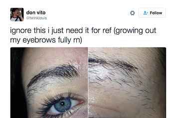 19 Struggles Of Growing Out Your Eyebrows Eyebrows Shaping Plucking, Growing Out Eyebrows, Tutorial Eyebrow, Regrow Eyebrows, Eyebrows Threading, Eyebrows Waxed, Eyebrow Tutorial Shaping, Grow Eyebrows, Eyebrow Before And After