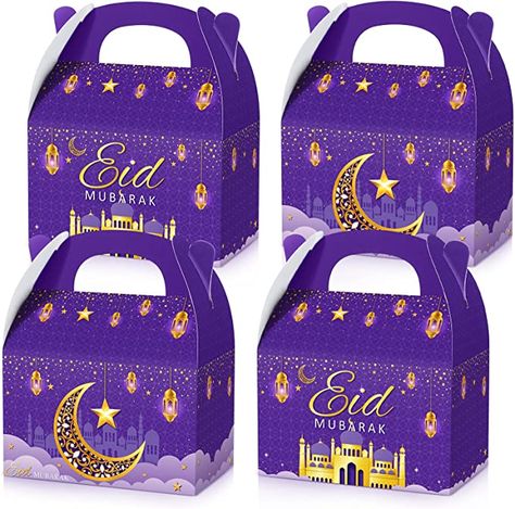 Ramadan Karim, Eid Mubarak Gift, Chocolate Pack, Eid Party, Unique Packaging, Party Favor Boxes, Eid Al Fitr, Diy Cricut, Ramadan Mubarak