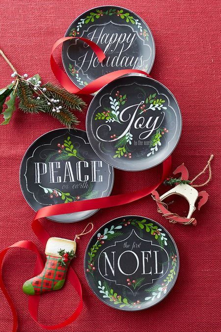 Mary Rose's Cafe: PTI December Blog Hop: Blessed! Capture The Moment, Christmas Dishes, Christmas Tablescapes, Christmas Plates, Salad Plate, Country Christmas, Christmas Joy, Pier 1, Christmas Inspiration