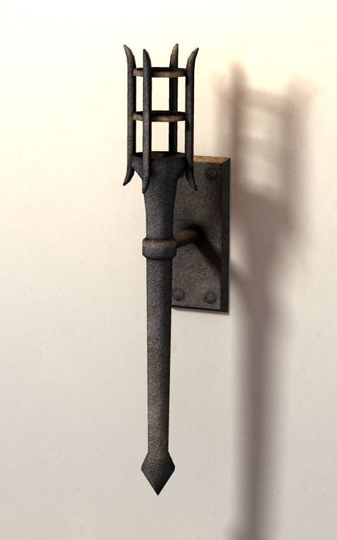 Medieval Torch, Kings College, Medieval Decor, Blacksmith Projects, Edison Lamp, Lamp Wood, Metal Welding, Sculpture Metal, Iron Work