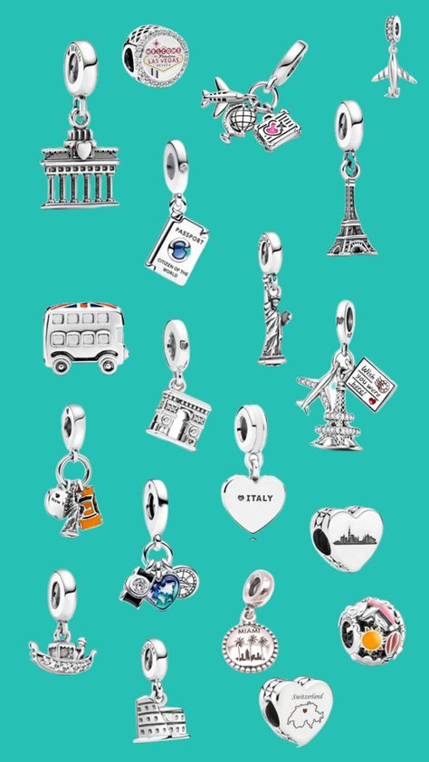 Pandora Travel Charms, Pandora Travel, Pandora Jewelry Charms, Travel Charms, Pandora Bracelet Charms, Pandora Bracelets, Pandora Bracelet, Pandora Jewelry, Pandora Charms