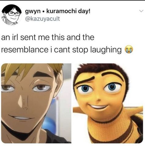 Haikyuu memes - 36 - Page 3 - Wattpad Haikyuu Memes, Haikyuu Meme, Bee Movie, Volleyball Anime, Haikyuu Funny, Haikyuu Manga, Haikyuu Characters, Anime Jokes, Haikyuu Fanart