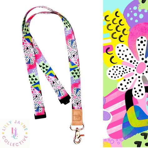 Rainbow Razzle Fabric Lanyard 🌈 Bright, fun, colourful, and 20% off its a win,win,win, WIN! 📮 Flat rate $10 shipping 🆓️ Free shipping for all orders over $100 💖 20% off EVERYTHING right now! 💳 Afterpay available #Rainbow #Lanyard #Colorful #Sale #FreeShipping #afterpay Personalized Lanyards, Lanyard Teacher, Fabric Lanyard, Bright Design, Fun Fabric, Beaded Lanyards, Name Badges, Bright Designs, Id Holder