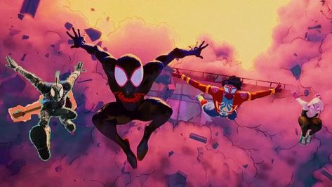 Spiderman Scene, Sipder Man, Marvel App, 4k Desktop Wallpapers, All Spiderman, Deadpool And Spiderman, Scene Wallpaper, Across The Spider Verse, Spiderman Artwork