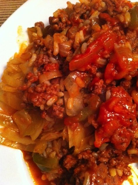 Lazy Golabki (Lazy “Unstuffed Cabbage”) | Cooking with Ken Lazy Golumpki Recipe, Lazy Cabbage Rolls, Cabbage Casserole Recipes, Cabbage Roll Casserole, Unstuffed Cabbage, Cabbage Rolls Recipe, Cabbage Casserole, Paleo Crockpot, Cabbage Recipes