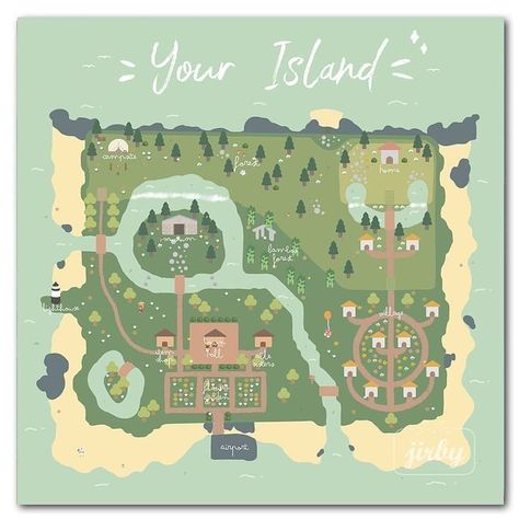 Cottage Core Animal Crossing, Cottagecore Animal Crossing, Acnh Cottagecore, Map Layout, Animal Crossing 3ds, Ac New Leaf, Animals Crossing, Animal Crossing Funny, Animal Crossing Guide