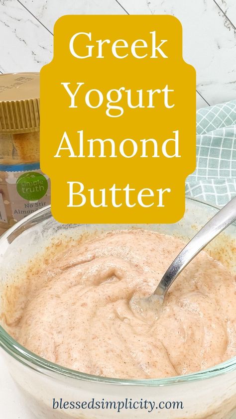 Yogurt Almond Butter, Banana And Yogurt Recipes, Benefits Of Greek Yogurt, After Workout Snack, Protein Dessert Recipes, Healthy High Protein Snacks, Almond Butter Recipes, Yogurt Dessert, Protein Yogurt