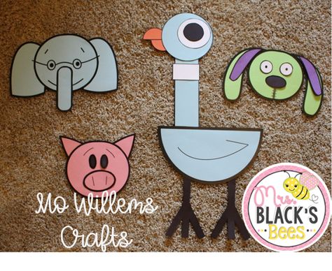 I wanted to hop on and share with you that I have made additions to my Pigeon Craft .  It is now a Mo Willems Crafts packet and includes ... Mo Willems Crafts, Mo Willems Activity, Pigeon Craft, Mo Willems Author Study, Mo Willems Pigeon, Piggie And Elephant, Pigeon Books, Knuffle Bunny, Teaching Degree